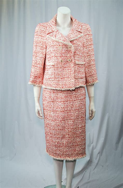 ladies chanel styl suit|vintage chanel suits for sale.